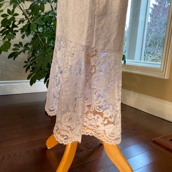 NWT - Nanette Lepore V-Neck Sleeveless Lace Dress - Picture 15 of 16